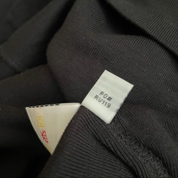 Kate Lord Embellished Black Ribbed Tee White Witch Size Small - Picture 7 of 8